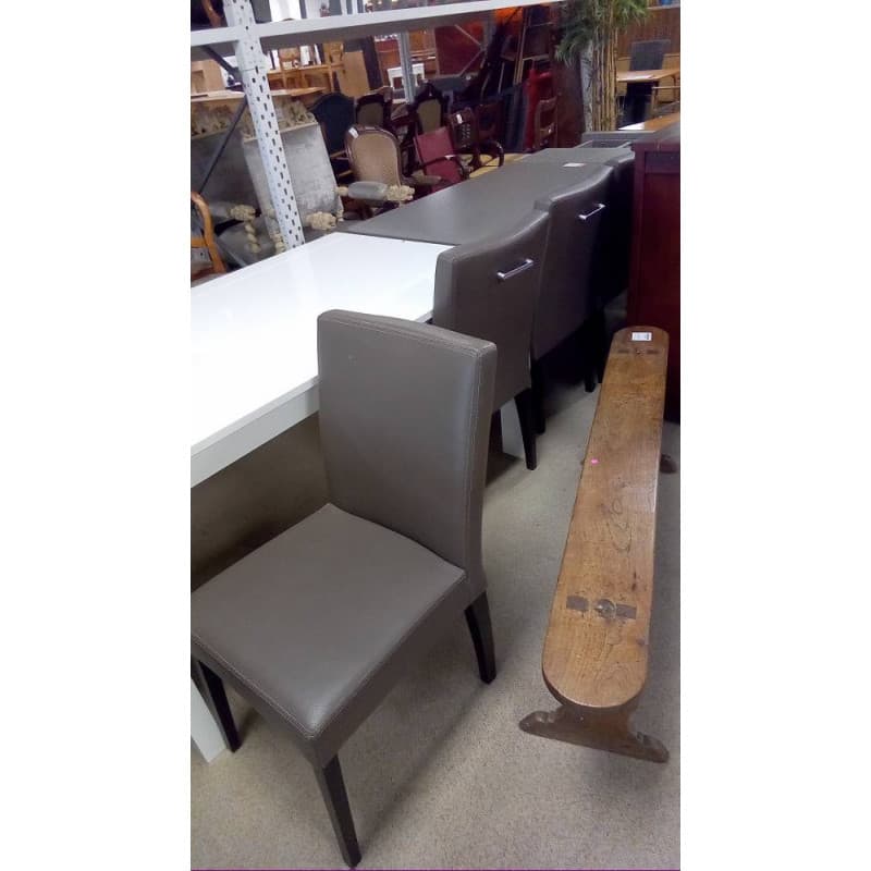 Lot de 6 chaises en simili